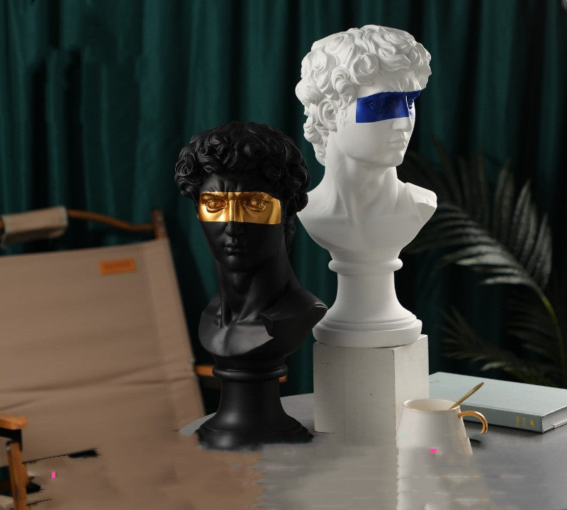 Modern Simple David Resin Statue Home Office Decoration Artifact
