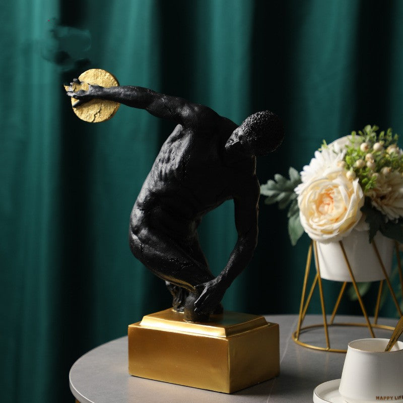 Modern Simple David Resin Statue Home Office Decoration Artifact